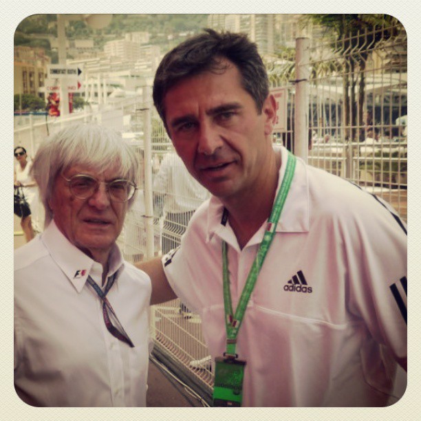 Bernie Ecclestone alaturi de cardiologul roman