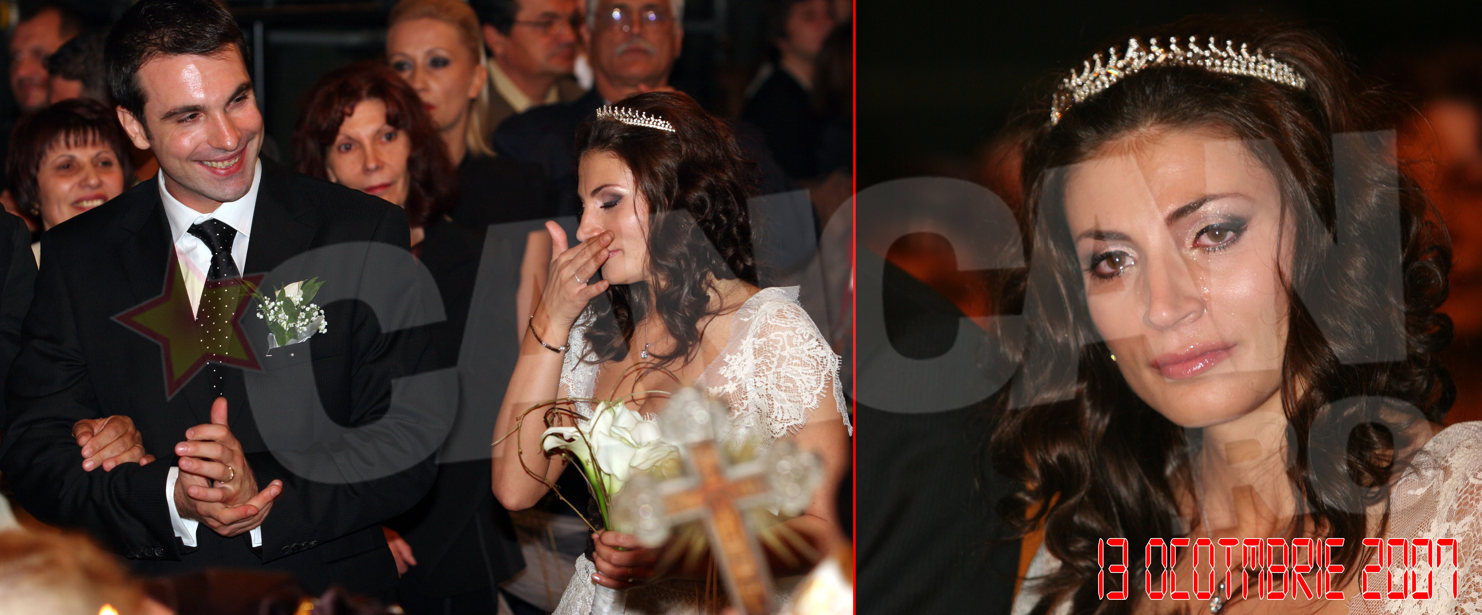 Ioana Ginghina a plans de-a rupt in fata preotului