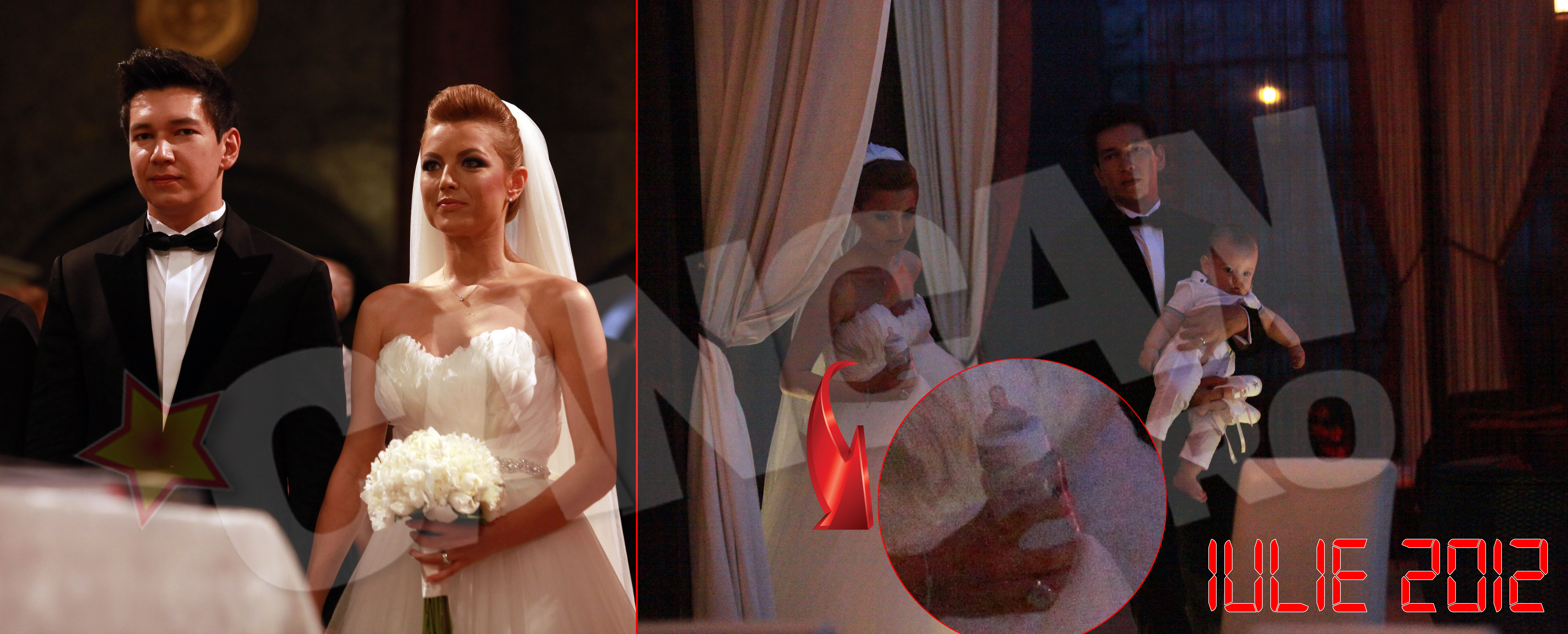 Cand invitatii nu erau atenti, Elena Gheorghe s-a retras sa-si hraneasca bebelusul