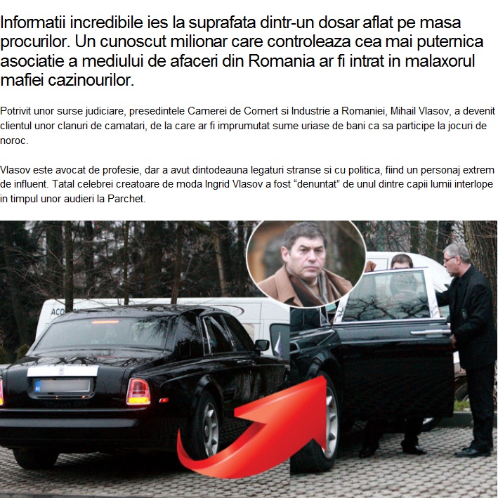 Cancan.ro a facut dezvaluiri in luna mai despre legaturile lui Vaslov cu camatarii