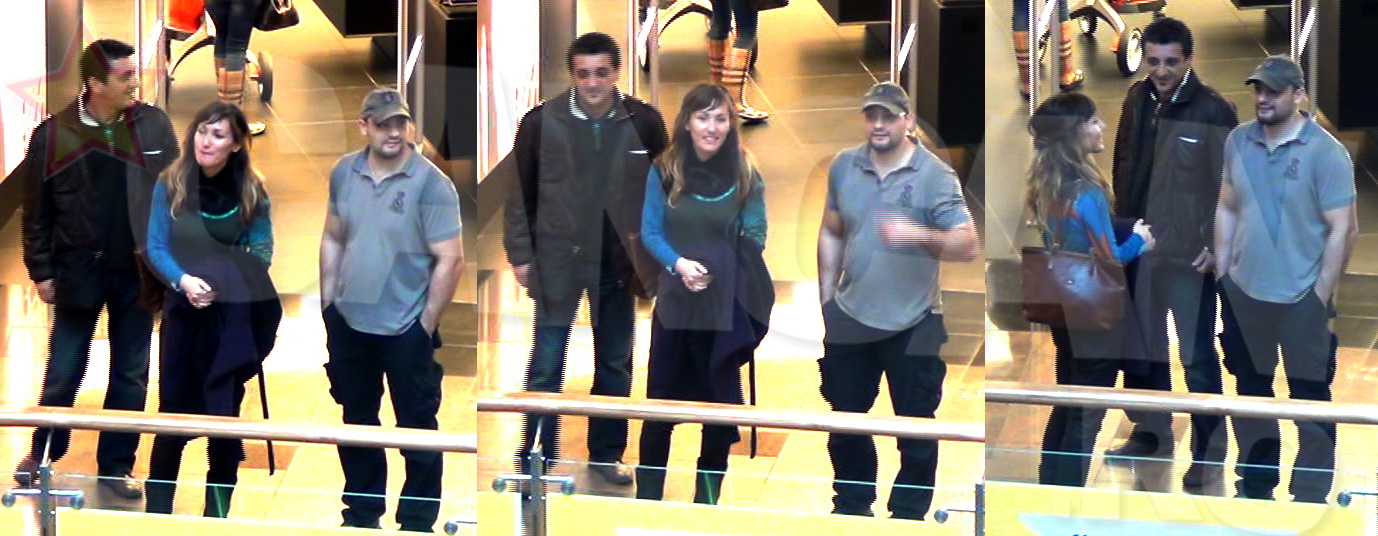 Dupa ce a “alergat” prin mai multe magazine de haine, campionul la skandenberg s-a oprit “la o vorba” cu iubita si prietenul lui ca sa-si traga sufletul