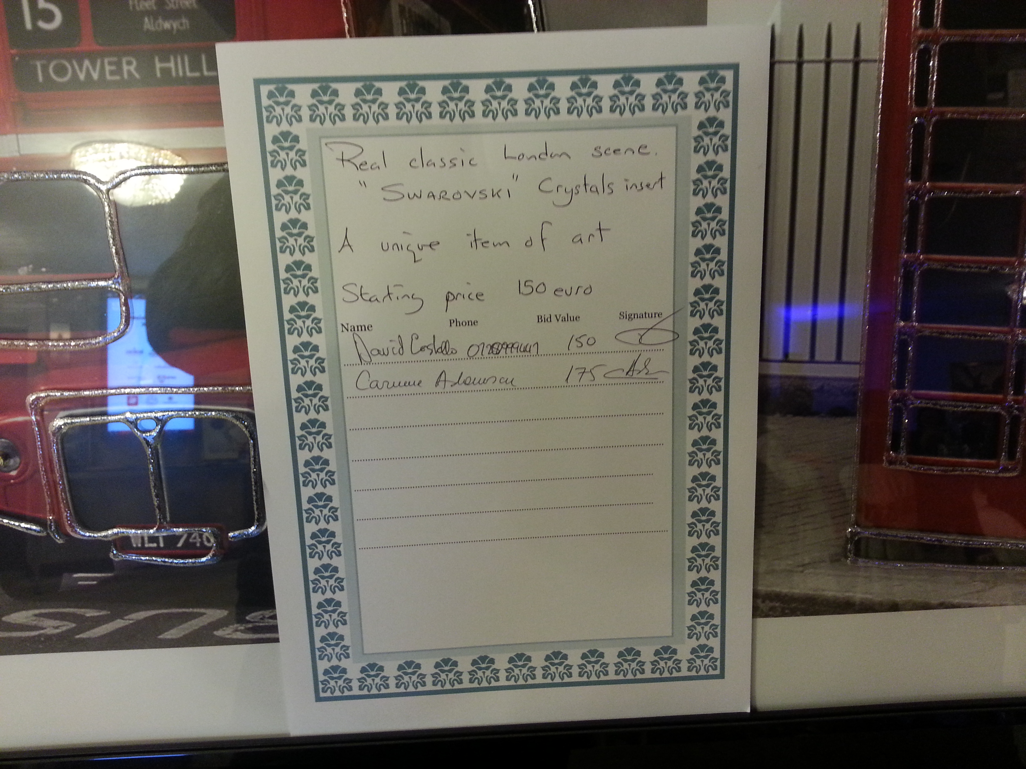 Tabloul pentru care a licitat Carmen Adamescu