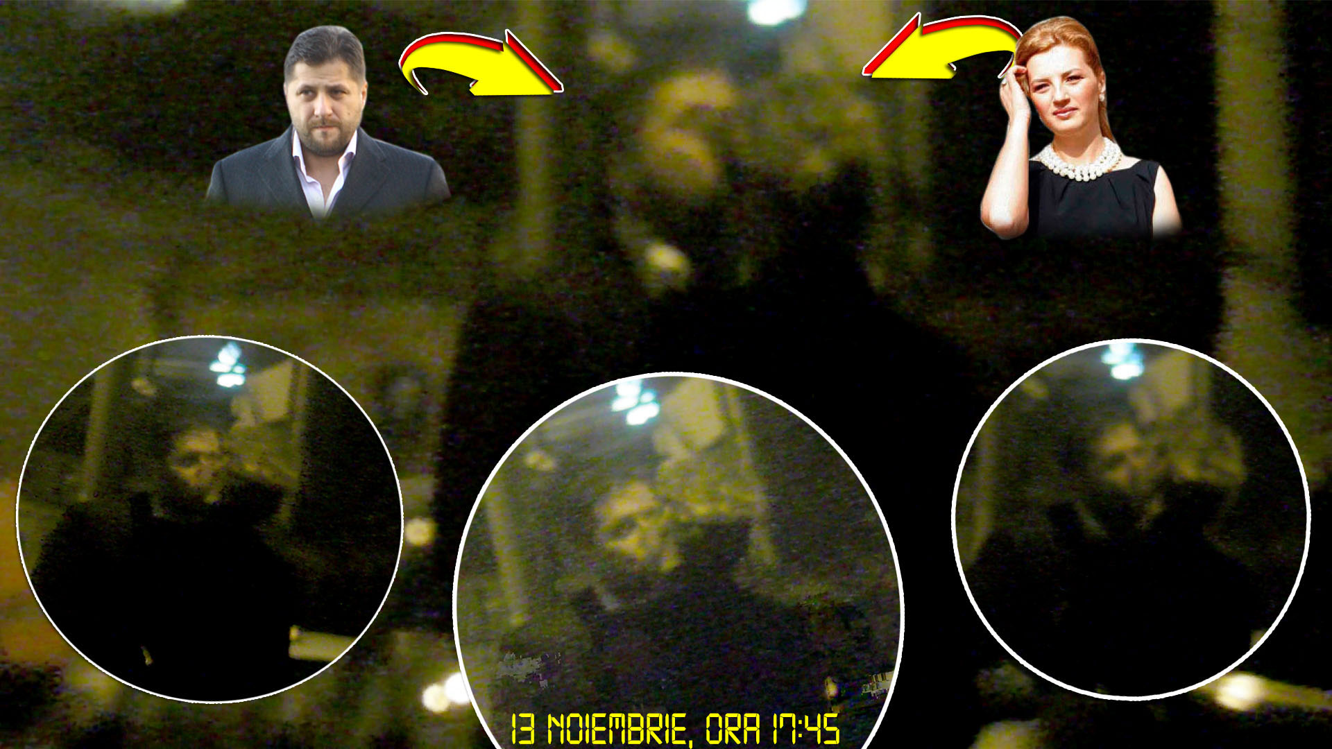 13 noiembrie 2013. Radu isi saruta iubita pe frunte, extrem de tandru