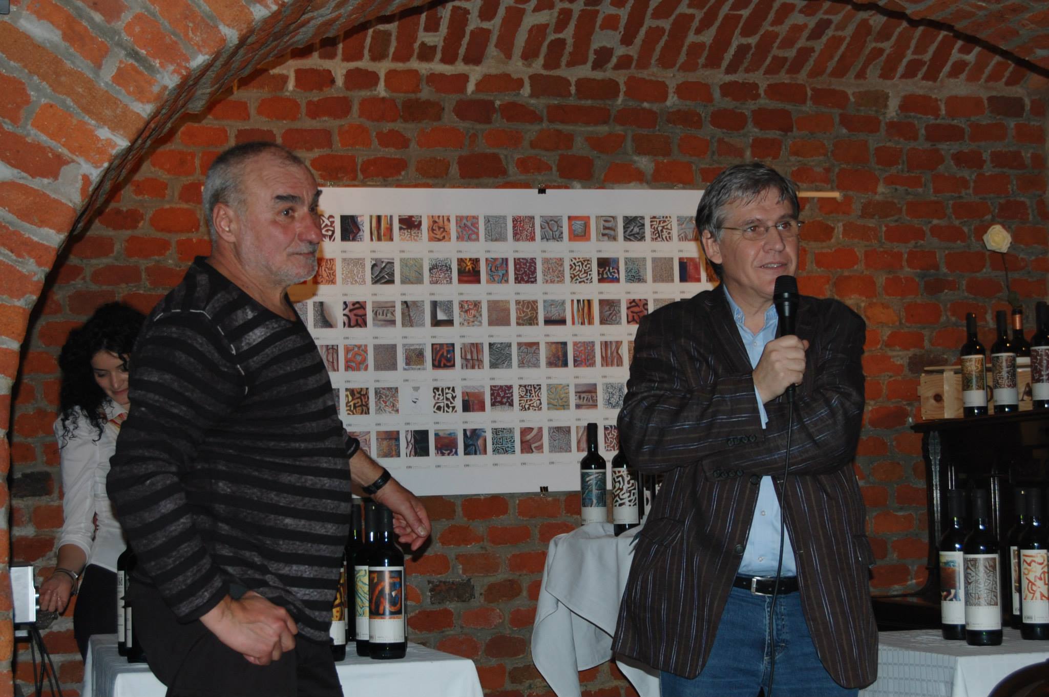 Ştefan Călărăşanu, alaturi de profesorul universitar Marcel Tolcea