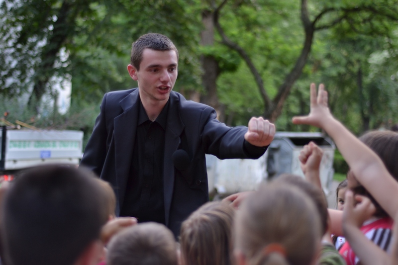 Cripto la unul din spectacolele sale