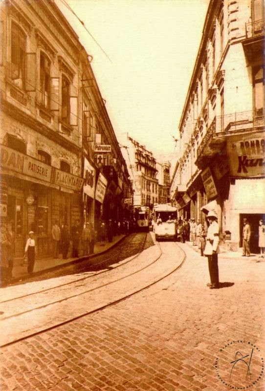 Centrul Istoric era pe vremuri brazdat de tramvaie electrice