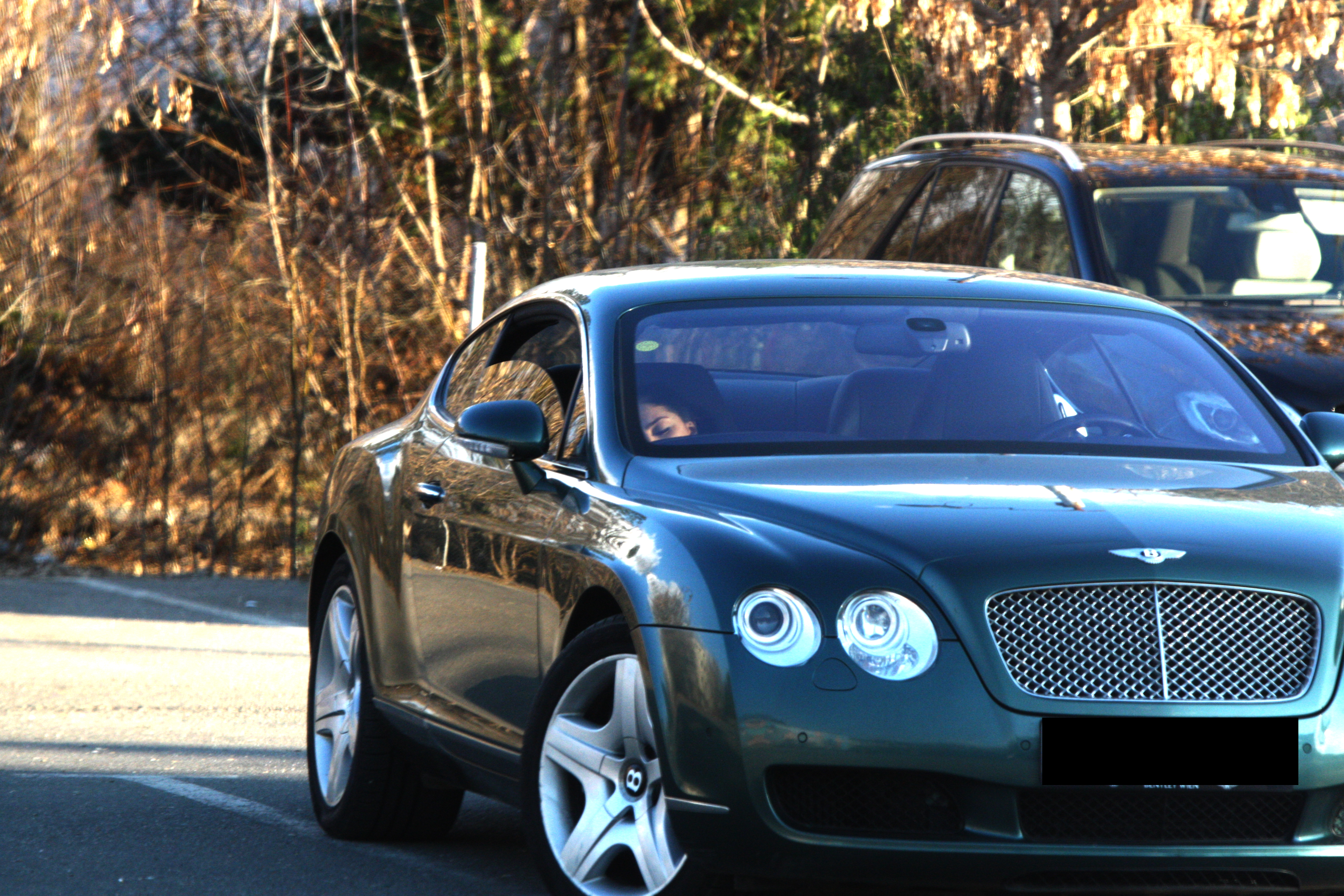 In lipsa milionarului, bruneta a atipit in Bentley