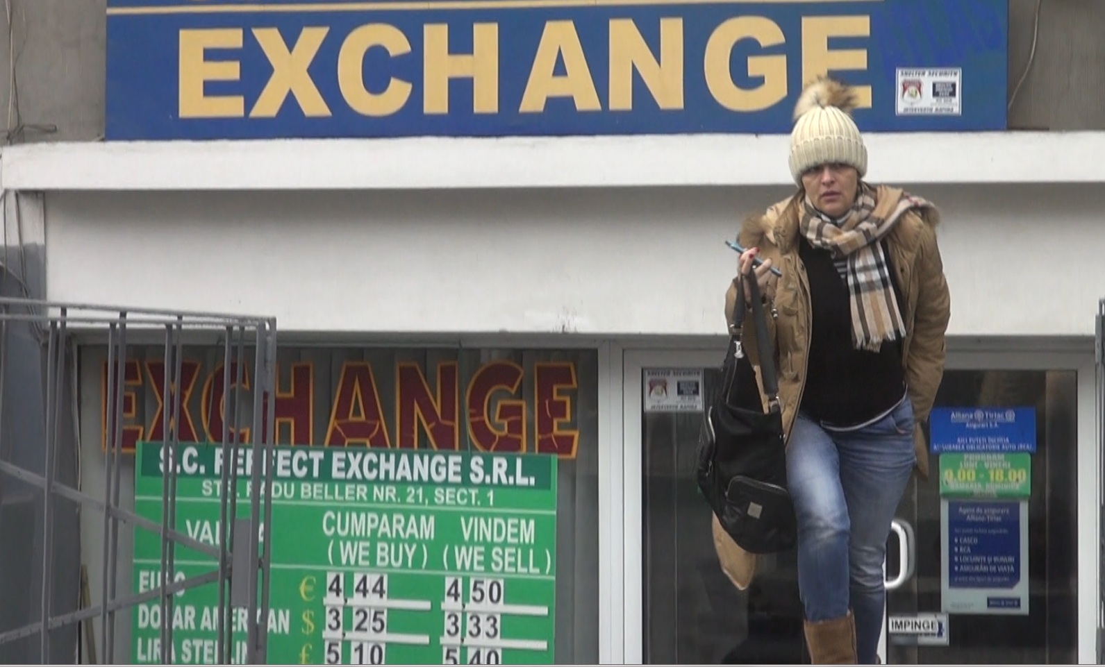 Cantareata a schimbat valuta intr-un exchange din Dorobanti