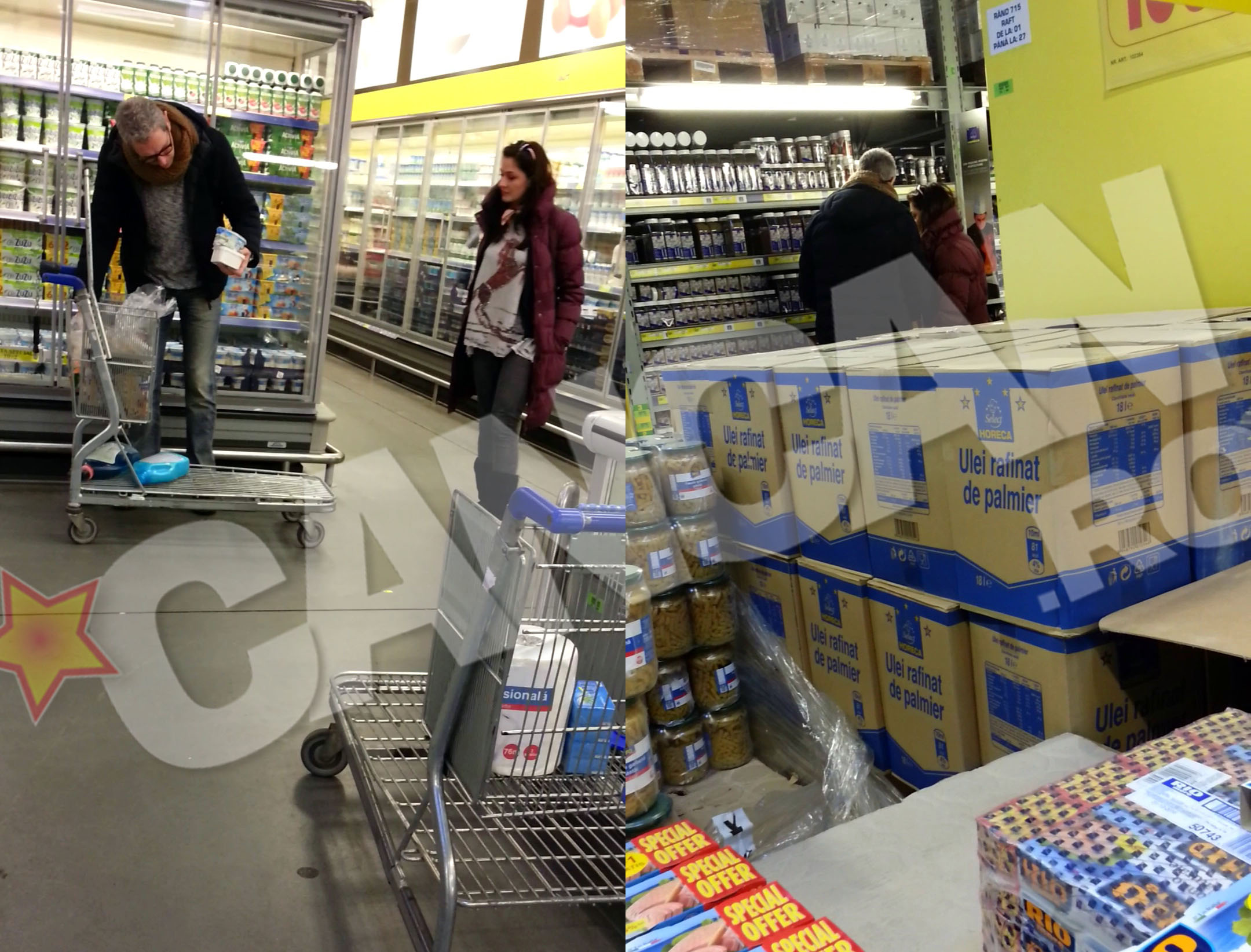 Cei doi au analizat atenti etichetele produselor