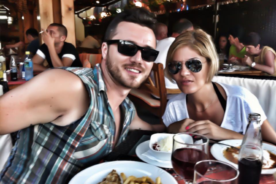 Valentina si Tavi, in vremurile in care nimic nu anunta o despartire foto: Facebook