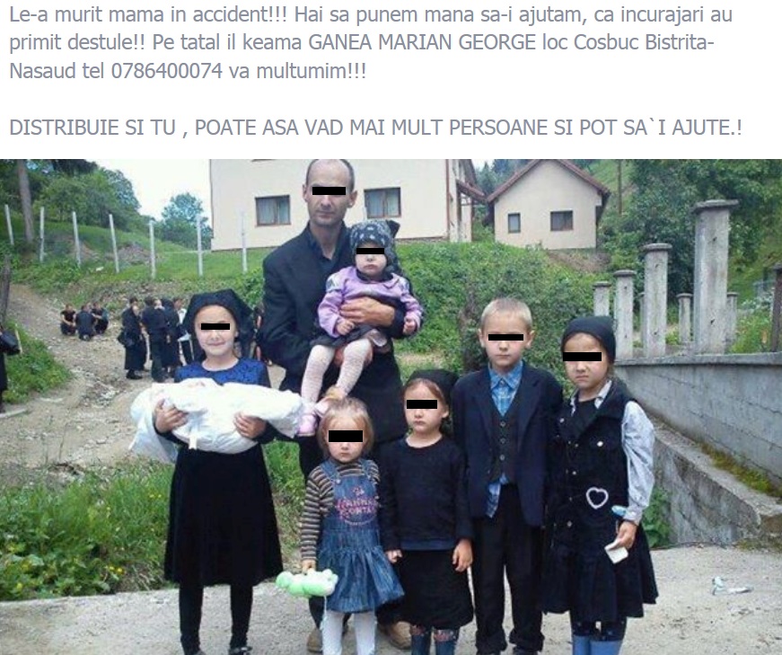 Mihaela se zbatea sa ajute sase fratiori orfani