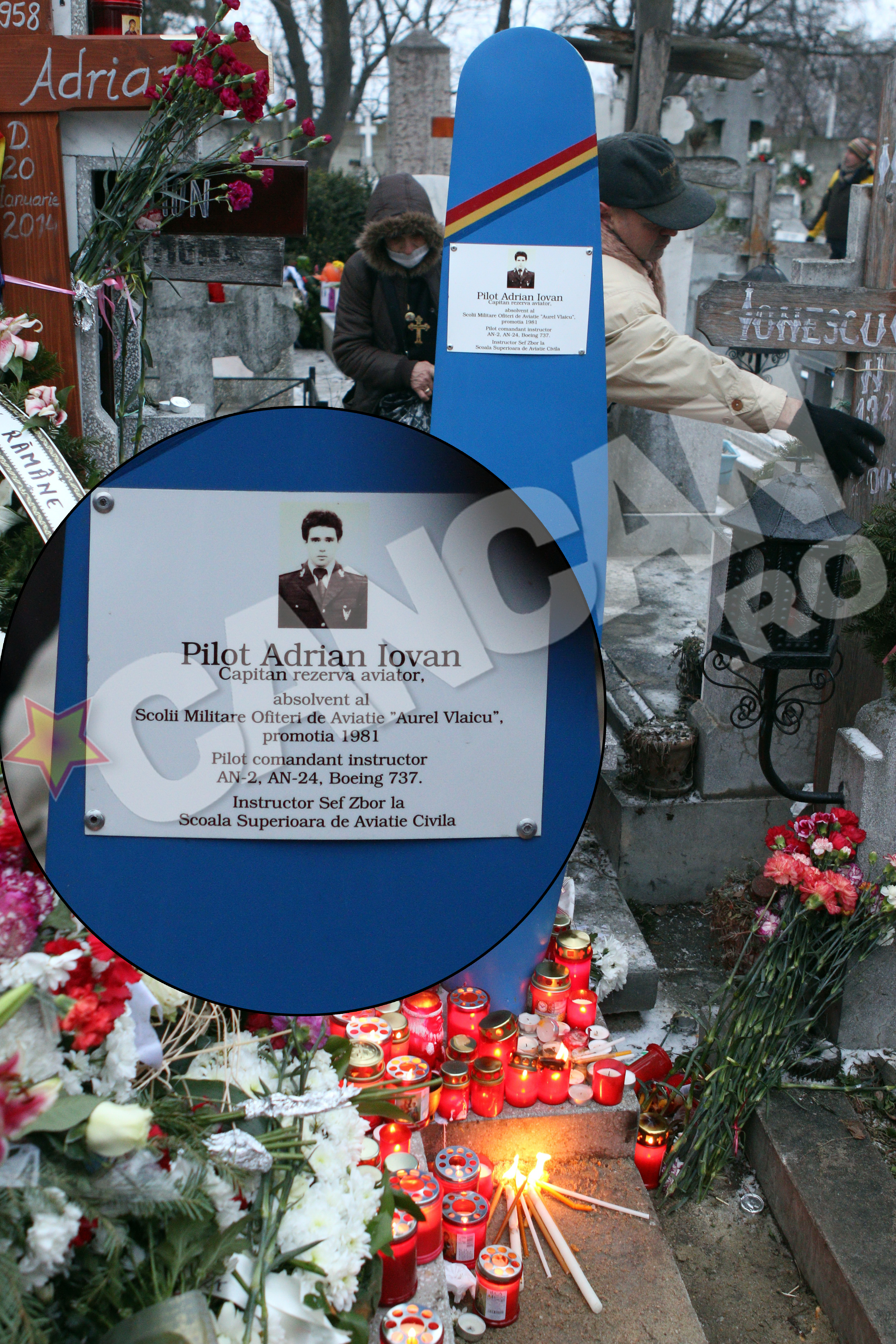 Acum o luna, cand si-a facut monumentul funerar, Iovan sigur nu se gandea ca va ajunge atat de repede aici