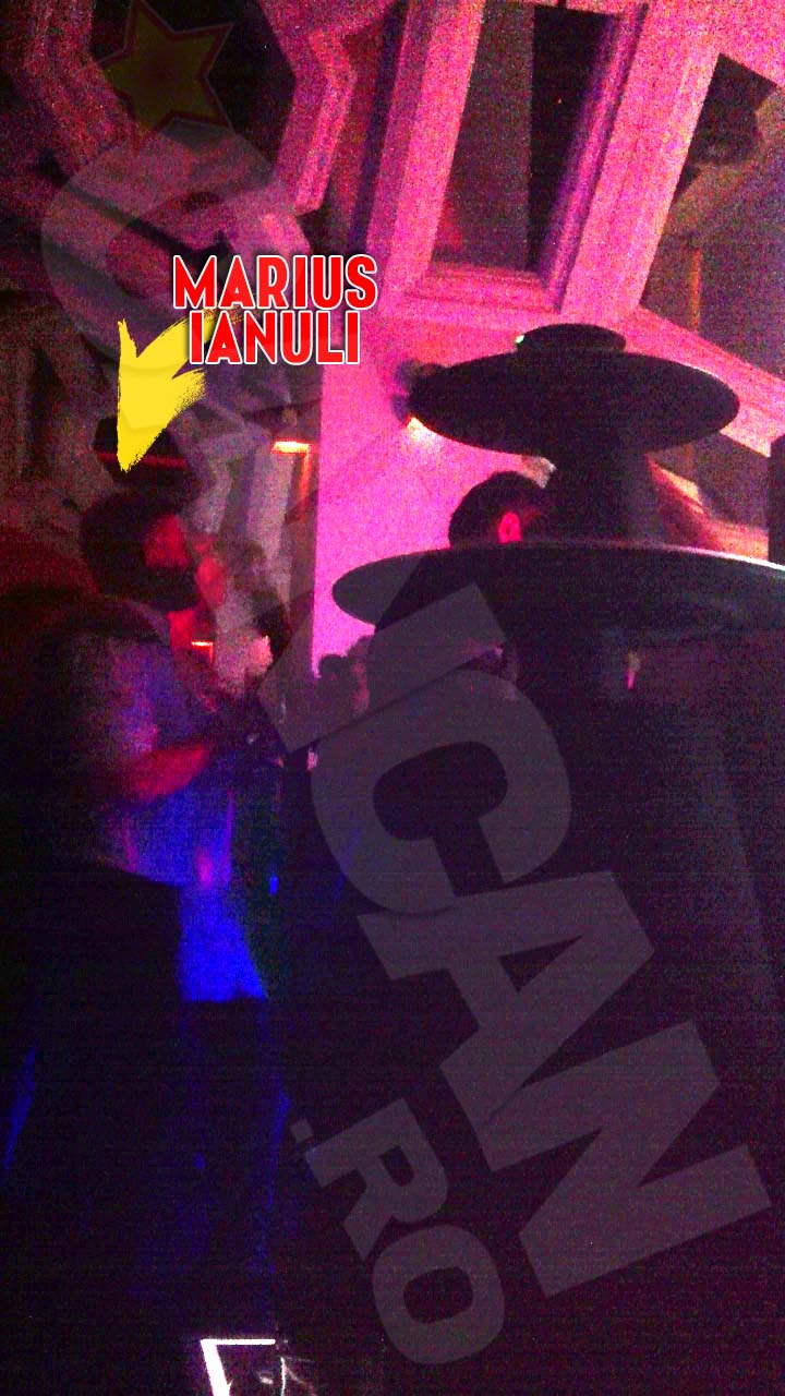 Marius Ianuli a agatat, la club, o domnisoara blonda