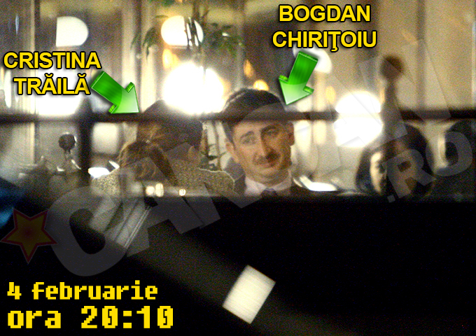 Cristina Traila si Bogdan Chiritoiu au ajuns separat, putin dupa ora 8 seara