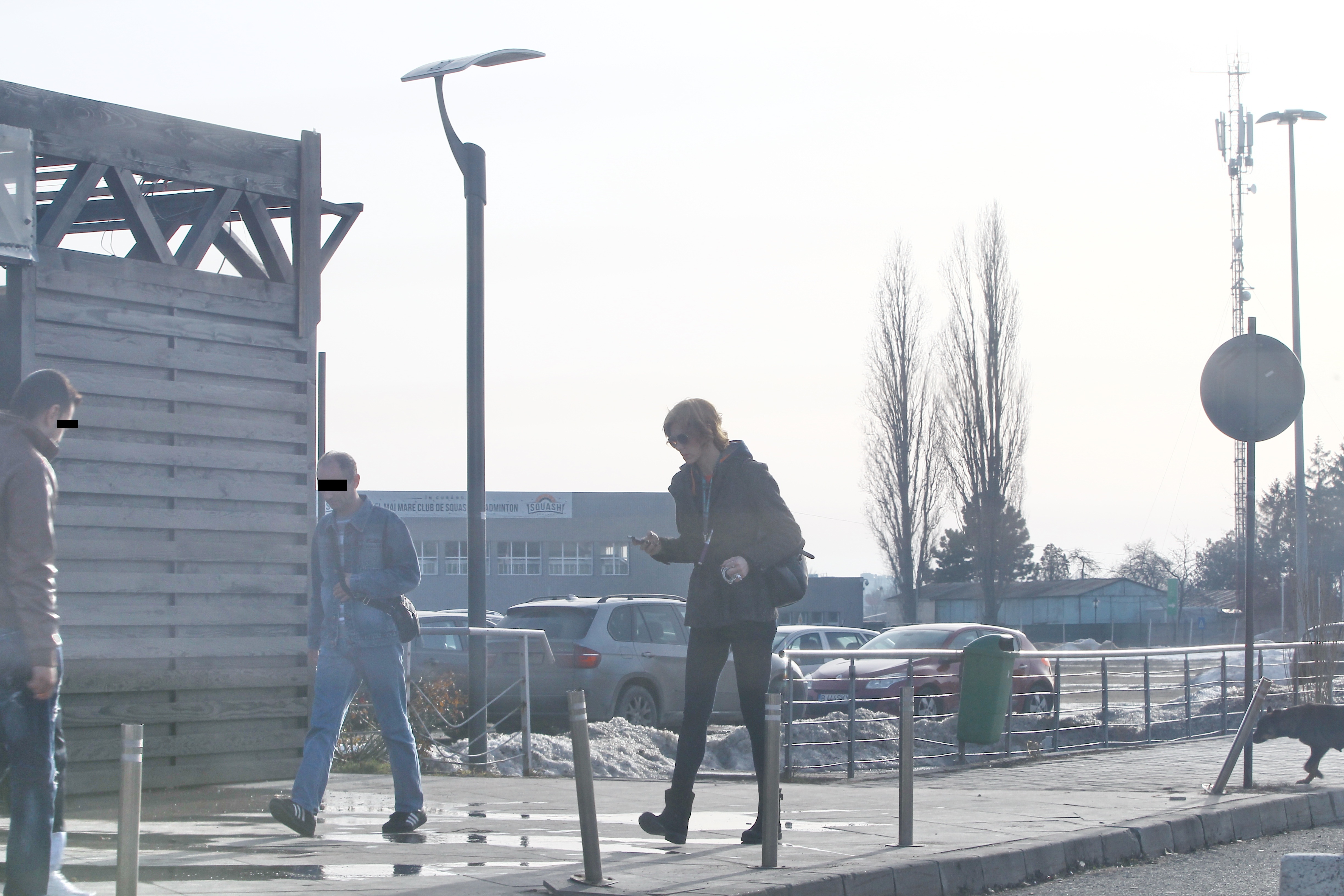 Roxana parea mai degraba preocupata de telefon decat de prietenul ei