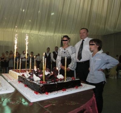 Georgica Cornu si cei doi copiii ai sai. Sursa: opiniatimisoarei.ro