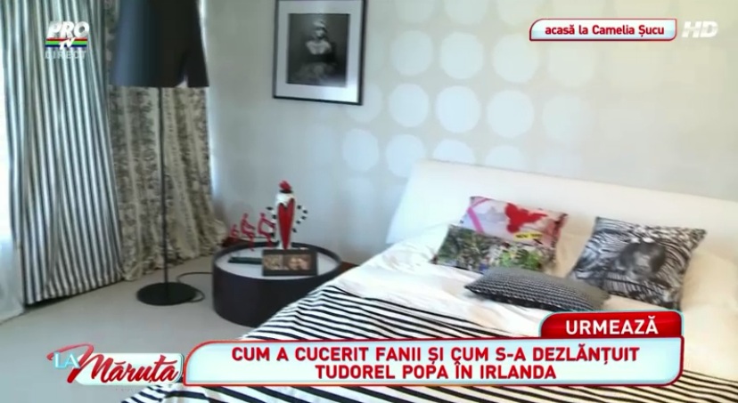 Asa arata dormitorul Cameliei Sucu