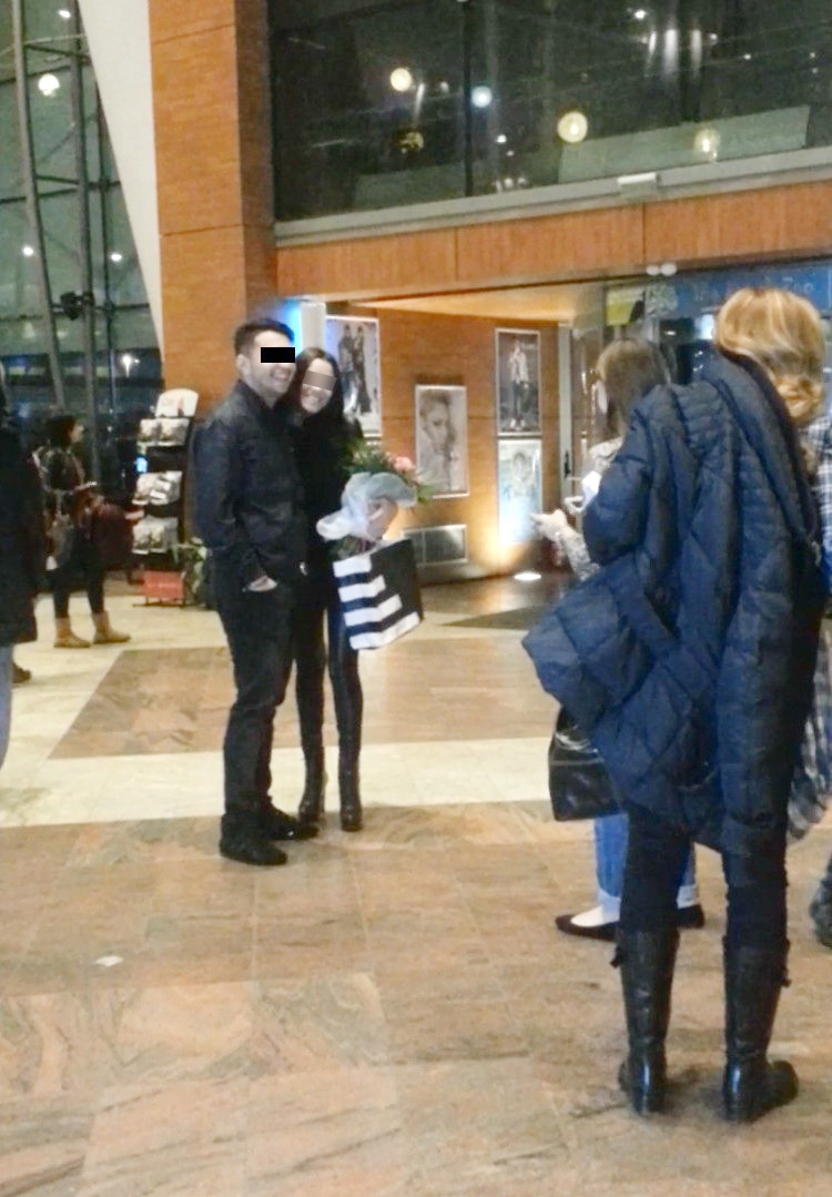 Carmen a cerut imortalizarea unui moment romantic