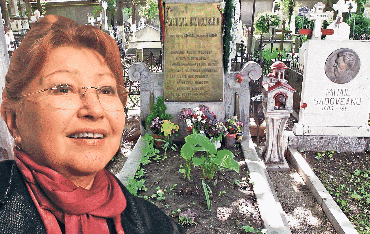 Rodica Popescu Bitanescu a jucat si printre morminte