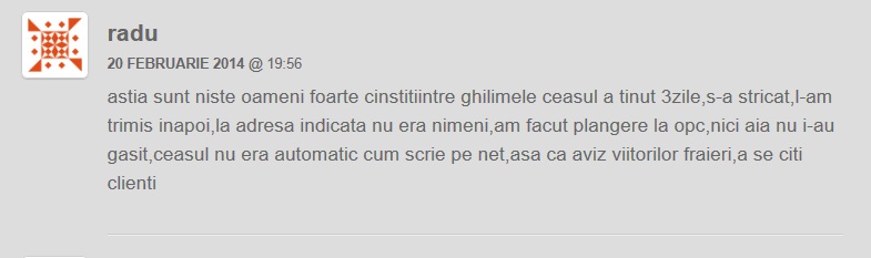 Reclamatiile curg garla pe internet