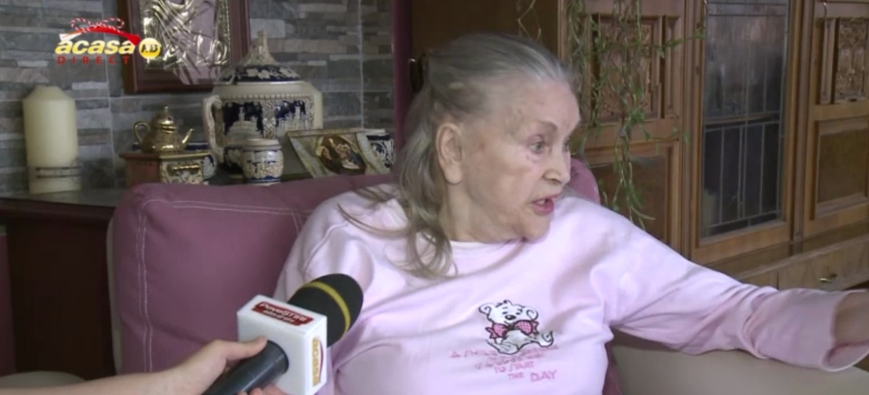 Zina Dumitrescu locuieste la azil de tre ani