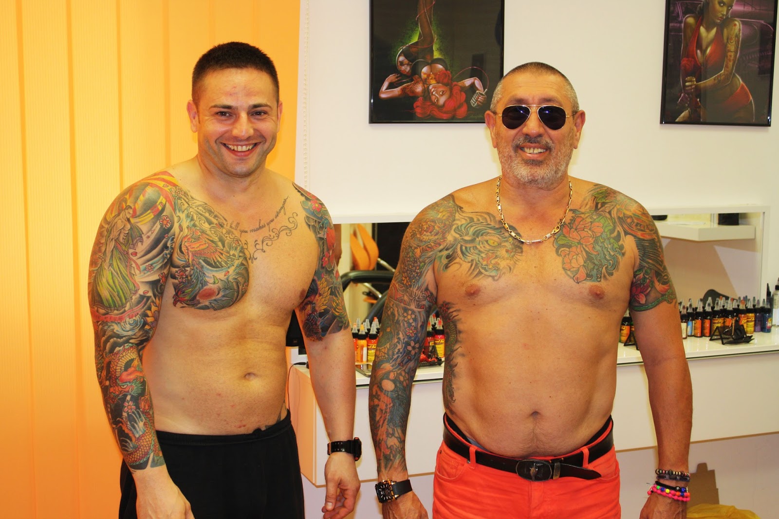 Serghei Mizil vrea sa-si umple tot corpul de tatuaje