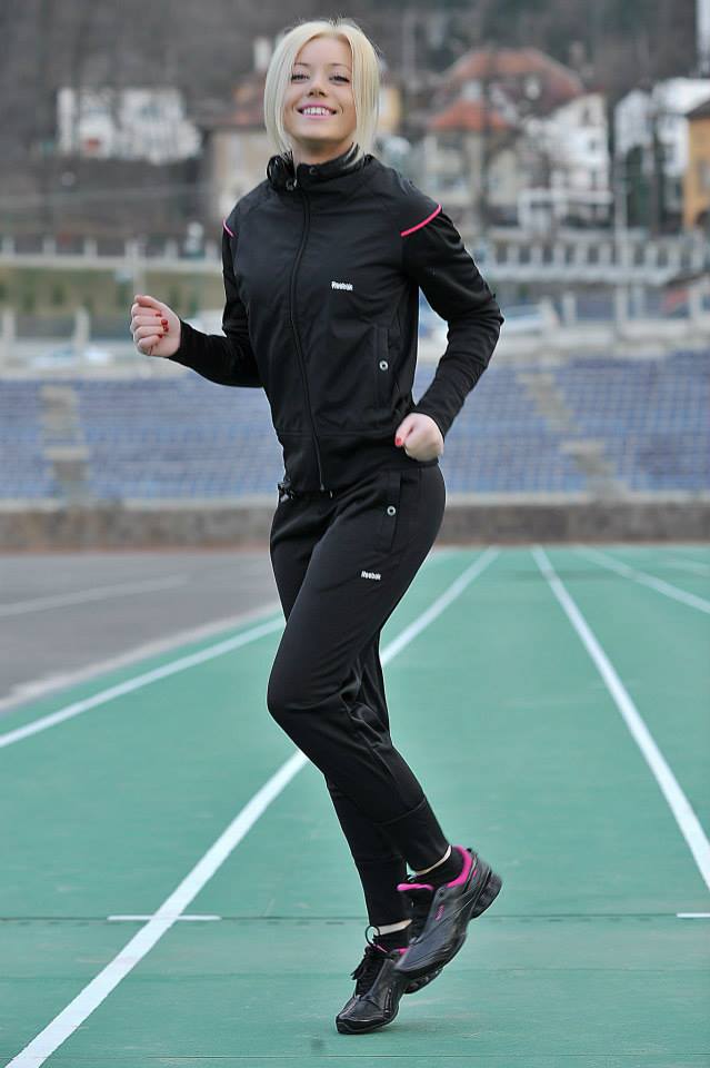 Nina s-a indragostit de sport inca din scoala generala