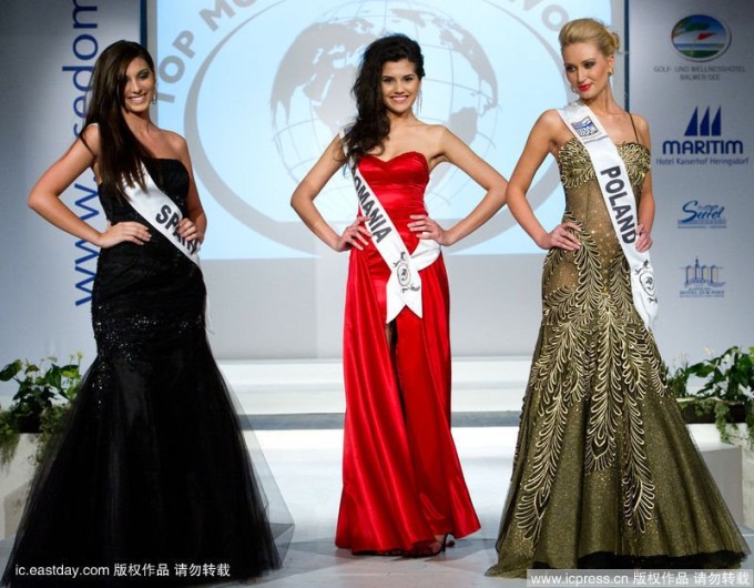 Violeta a castigat doua titluri de Miss