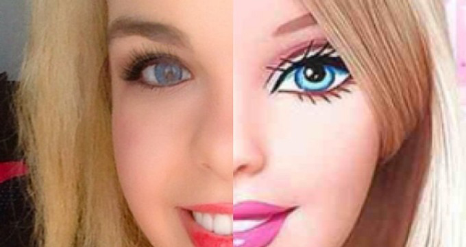 Sabrina este considerata Barbie de Romania