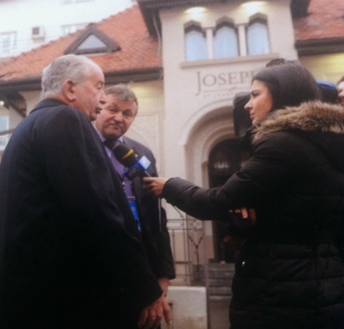 Florin Nedelcu a tradus un scurt interviu pe care presedintele AFA l-a oferit jurnalistilor romani