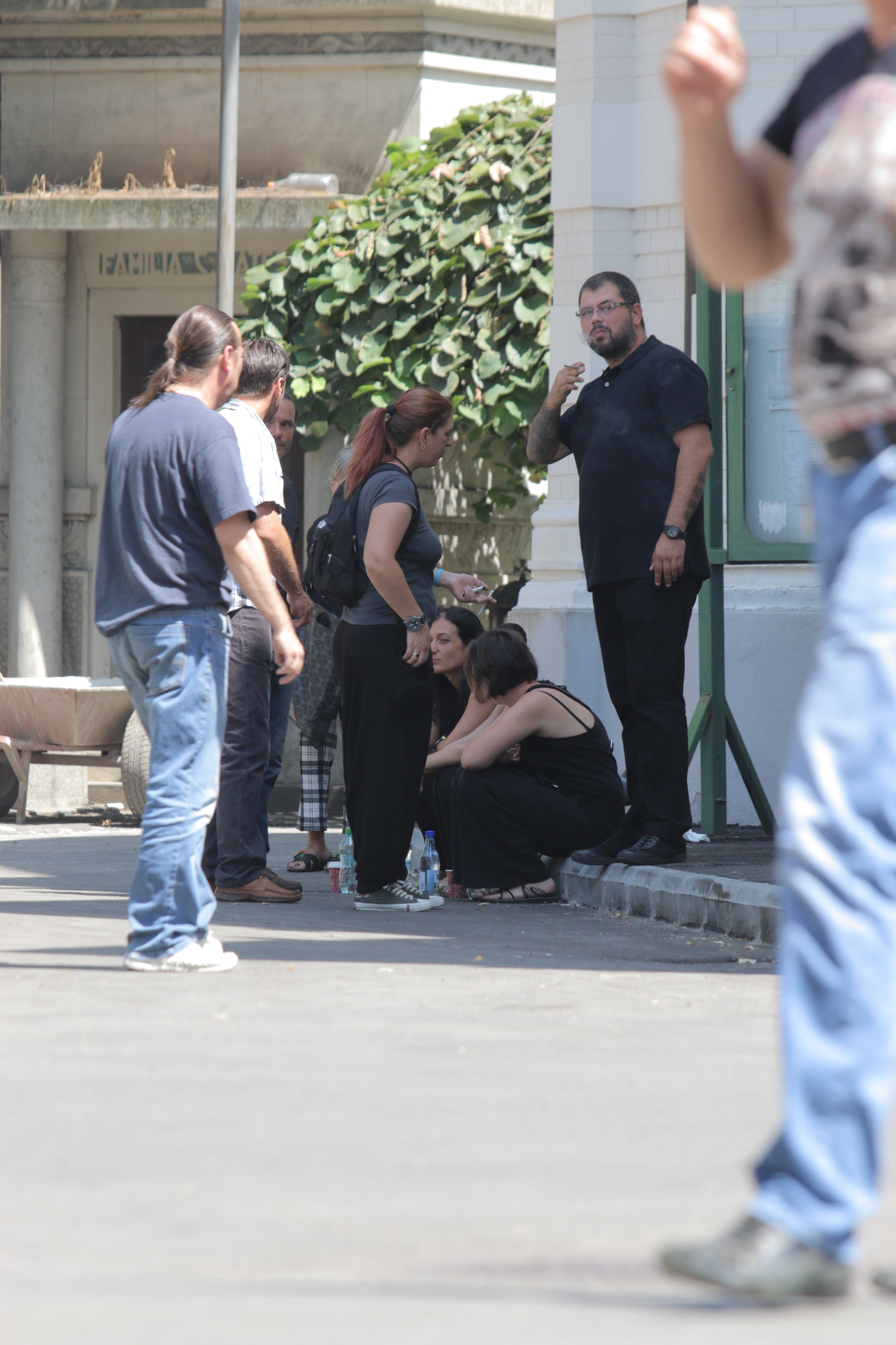 Fiul cel mare a cascadorului a fumat tigari pe banda rulanta