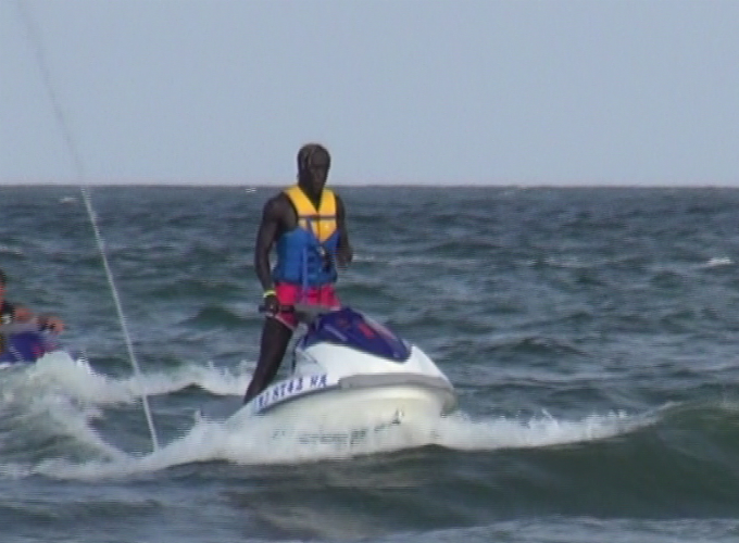 Sagna a arata ca se descurca foarte bine pe skijet