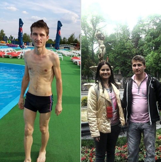 Pana acum doua luni, Petrica arata ca un om normal