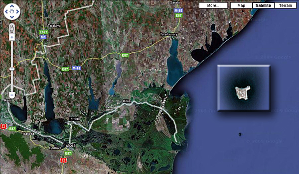 Insula Sepilor a fost intens disputata intre Romania si Ucraina