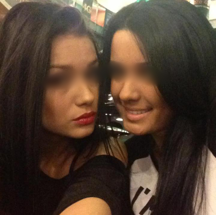 Georgiana era mai tot timpul insotita de sora ei geamana Florina