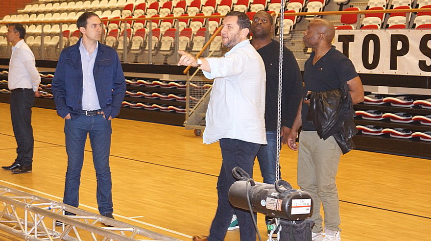 Eduard Irimia a inspectat sala in care va avea loc evenimentul