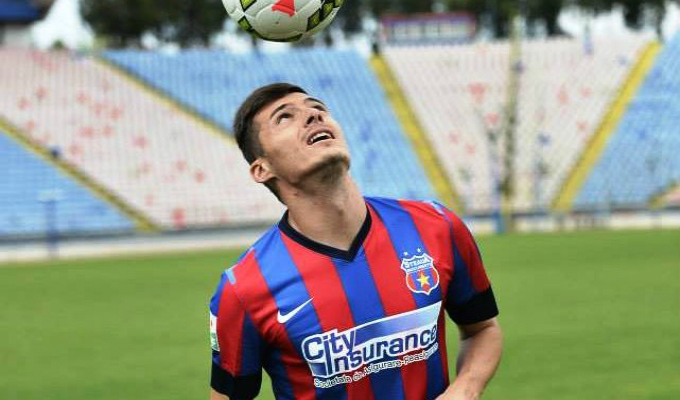 Lemnaru a imbracat de doua ori tricoul Steleie: la prezentare si in returul cu Aktobe