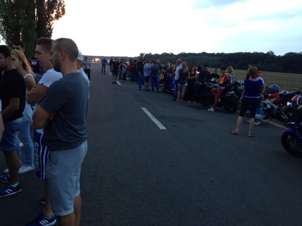 Marsul durerii a ajuns mai apoi la Ghermanesti, locul in care s-a produs accidentul