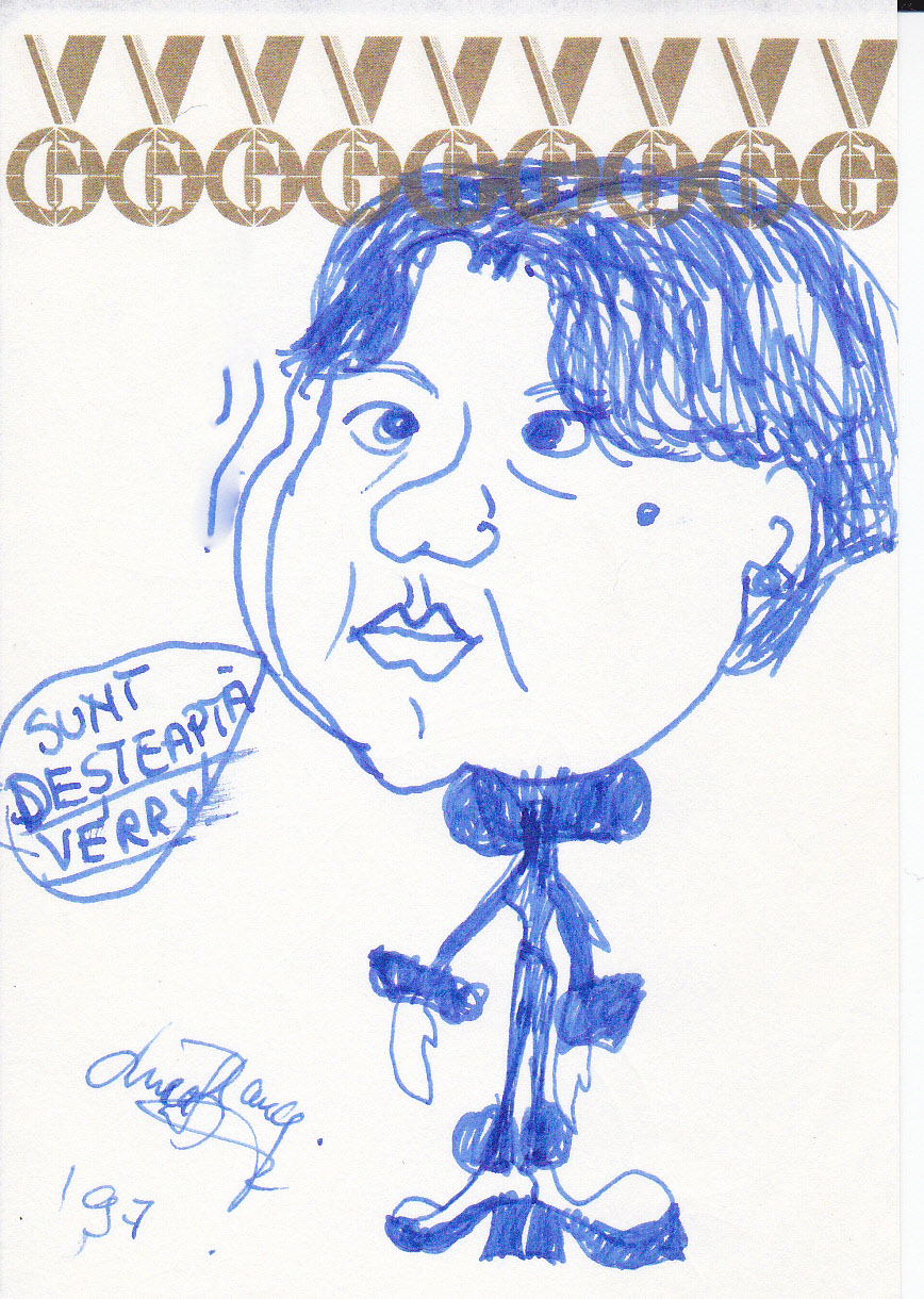 Caricaturile Biancai aveau capul mare