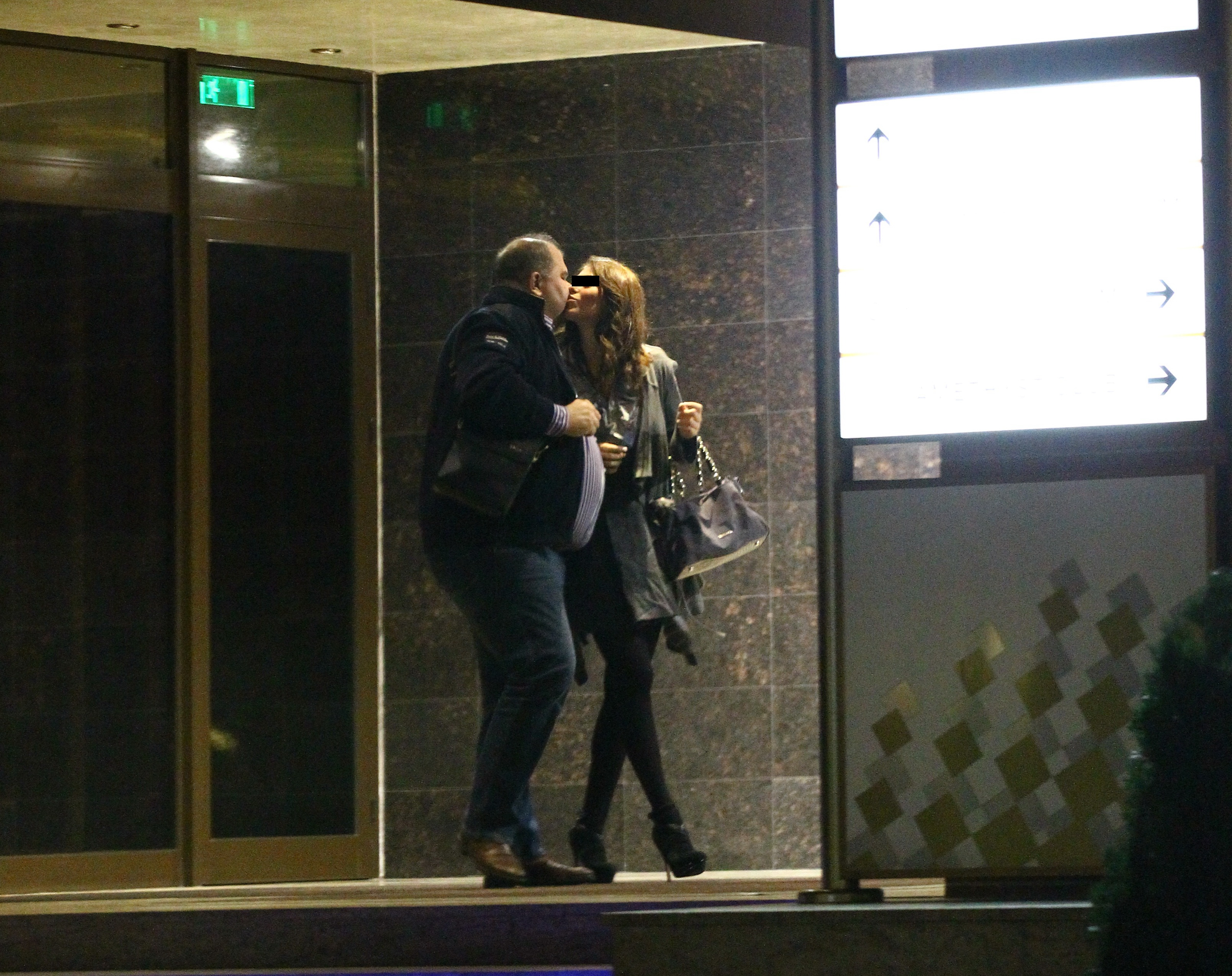 Florin Panea in 2011, in compania unei tinere domnisoare