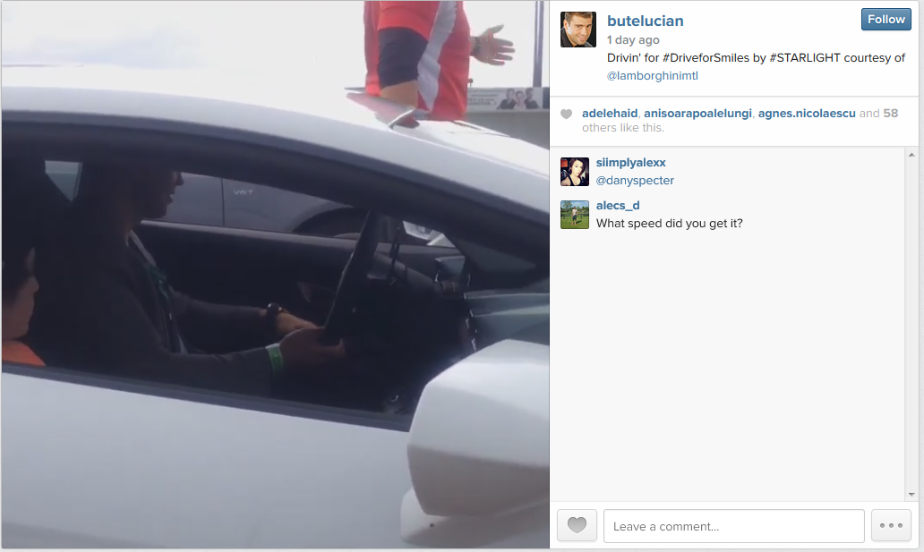 LUcian Bute a urcat fotografiile pe retelele de socializare