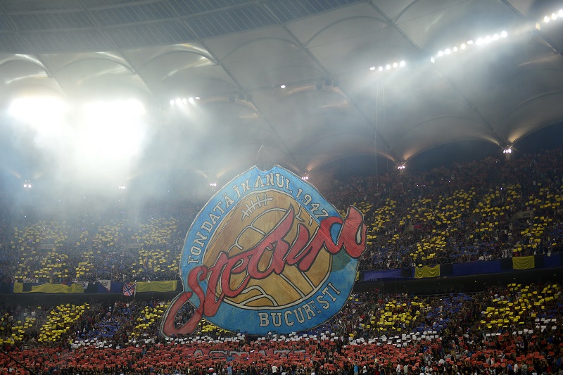 Peluza de la Bulevardul Basarabia este cea pe care stelistii o ocupa la Derby de Romania