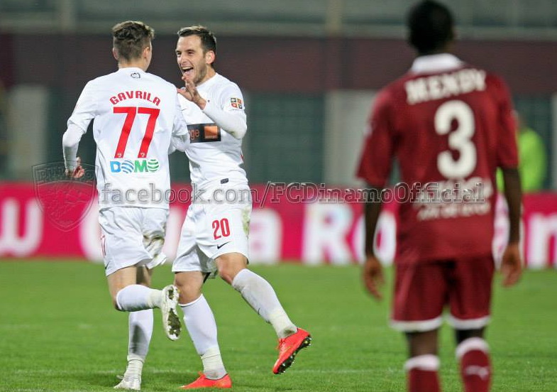 Bogdan Gavrila a intrat pe teren pe finalul partidei dintre Rapid si Dinamo si a purtat tricoul cu numarul 77