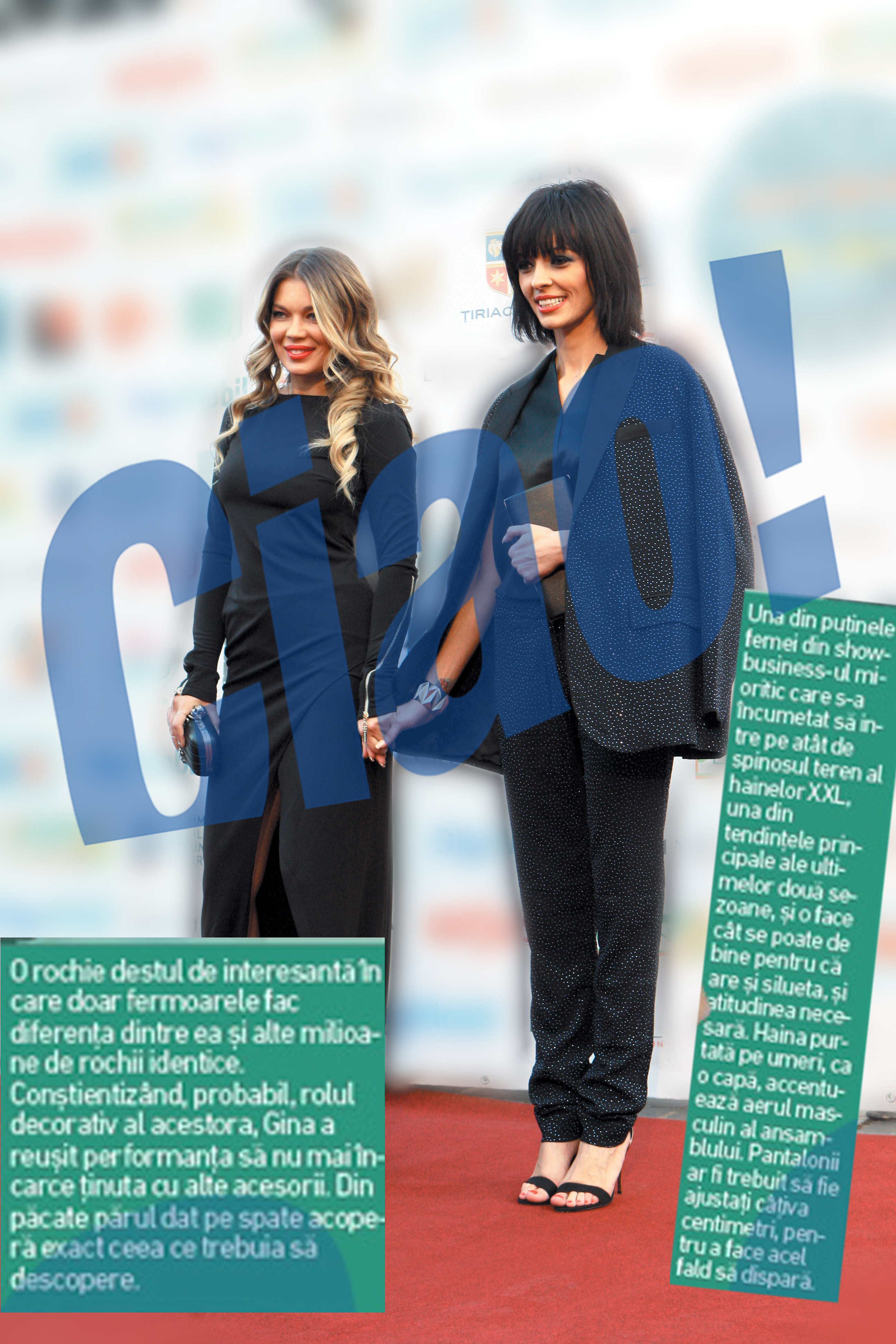 Gina Pistol si Cosmina Pasarin