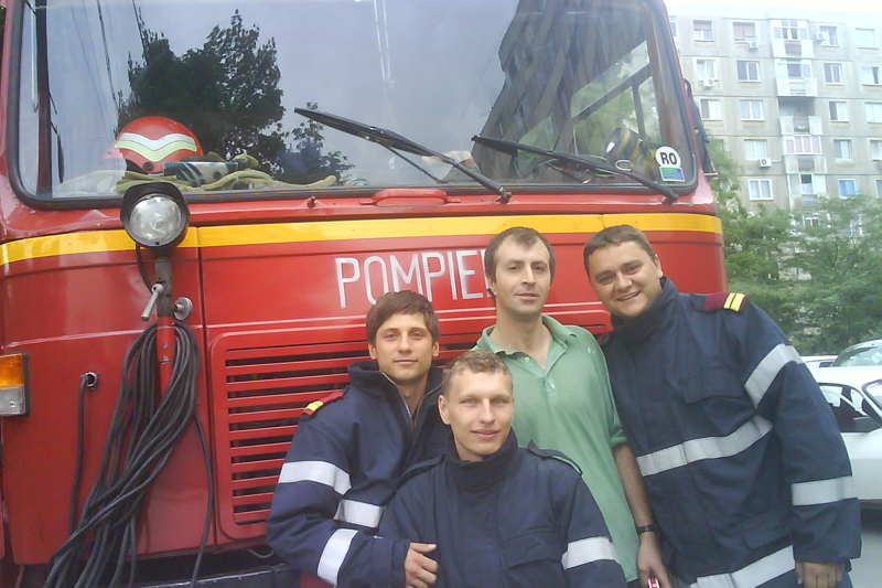 Pompierul erou a fost avansat in grad sursa foto: gandul.info