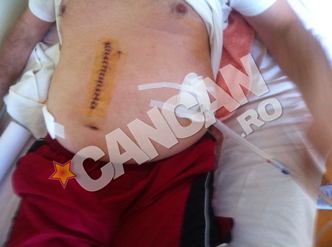 Soferul a fost batut pana a ajuns la spital