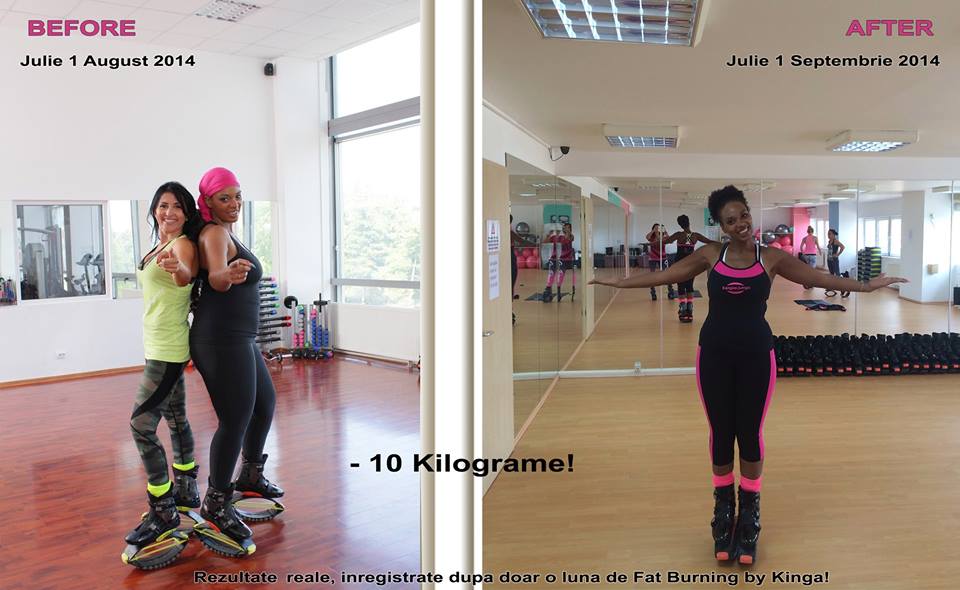 Julie a slabit 10 kilograme intr-o luna