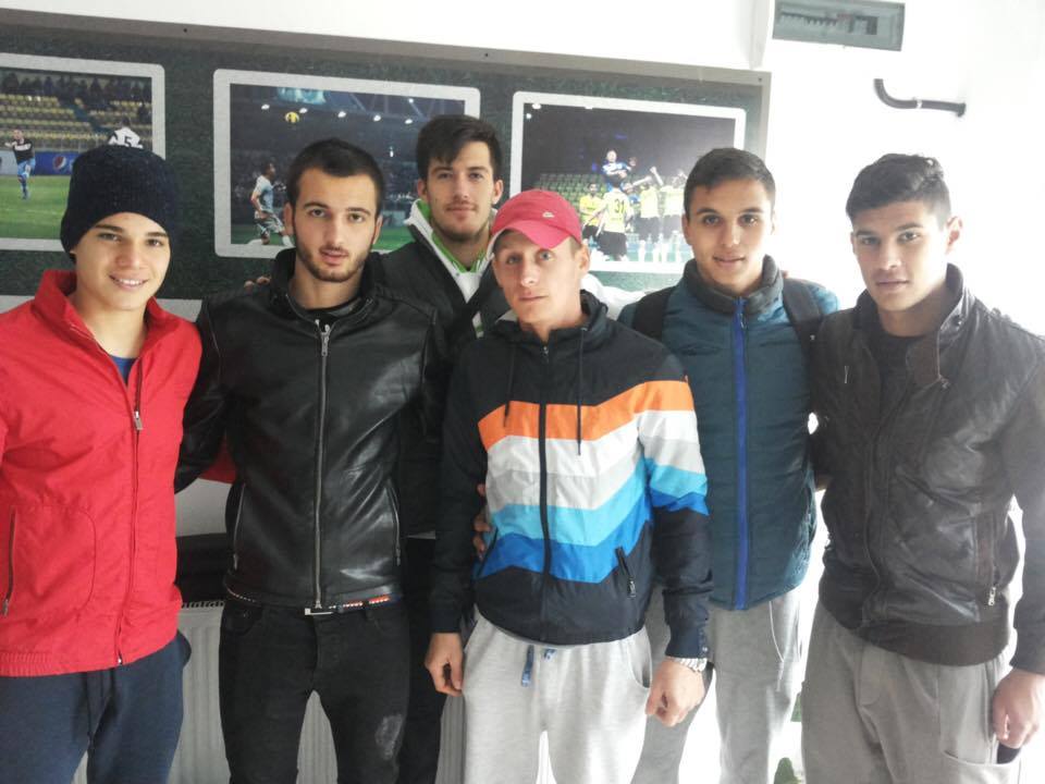 George s-a fotografiat cu jucatorii de la Viitorul