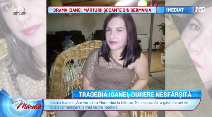 Cazul ei a fost prezentat de PROTV