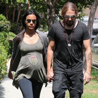 Zoe Salda si sotul acesteia (foto:contactmusic.com)